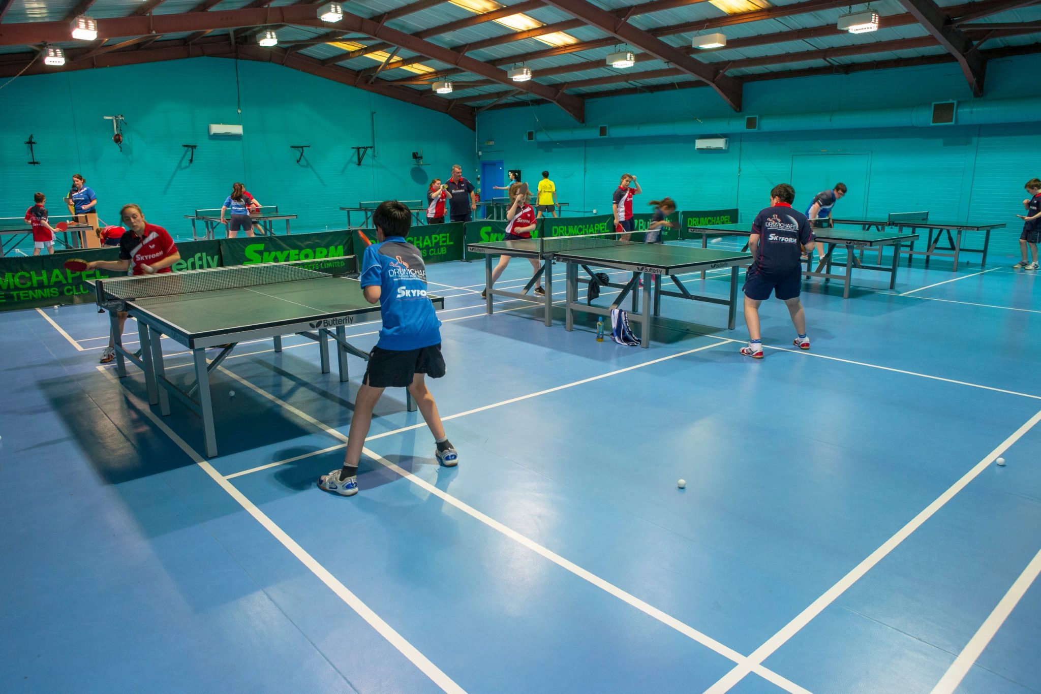 Gerflor take Glasgow table tennis club to a new level! - netMAGmedia Ltd 