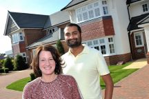 Michelle & Raj Oza in their Redrow Home
