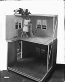 Full-scale house, built at the 1937 Madison Home Show to demonstrate the US Forest Product Laboratory’s plywood prefabrication systemPhotograph courtesy USDA Forest Service, Forest Products Laboratory. Credit: Plywood, at the V&A from 15 July –12 November 2017. Sponsored by Made.com. Supported by the American Friends of the V&A. vam.ac.uk/plywood