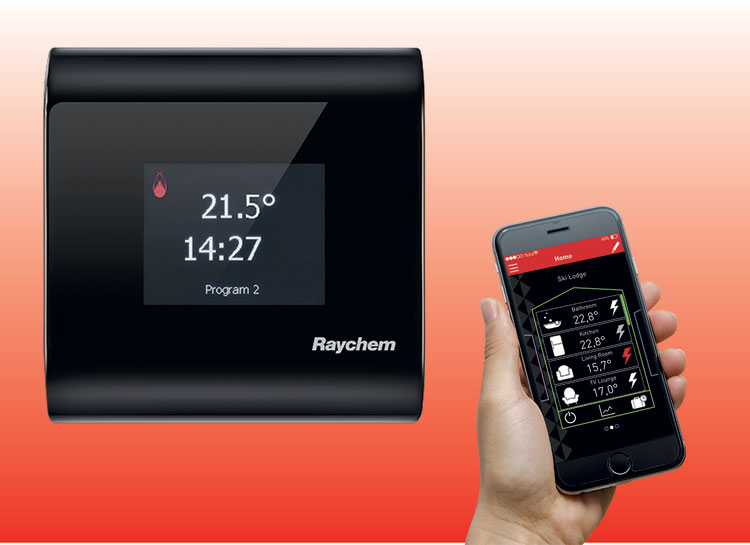 Raychem underfloor heating thermostat