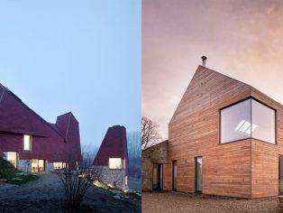 Caring Wood © James Morris and Shawm House © Rob Rhodes