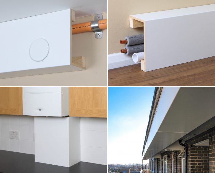 ‘Easyfit’ pipework, fire sprinkler and boiler boxing solutions from UK Boxings netMAGmedia Ltd