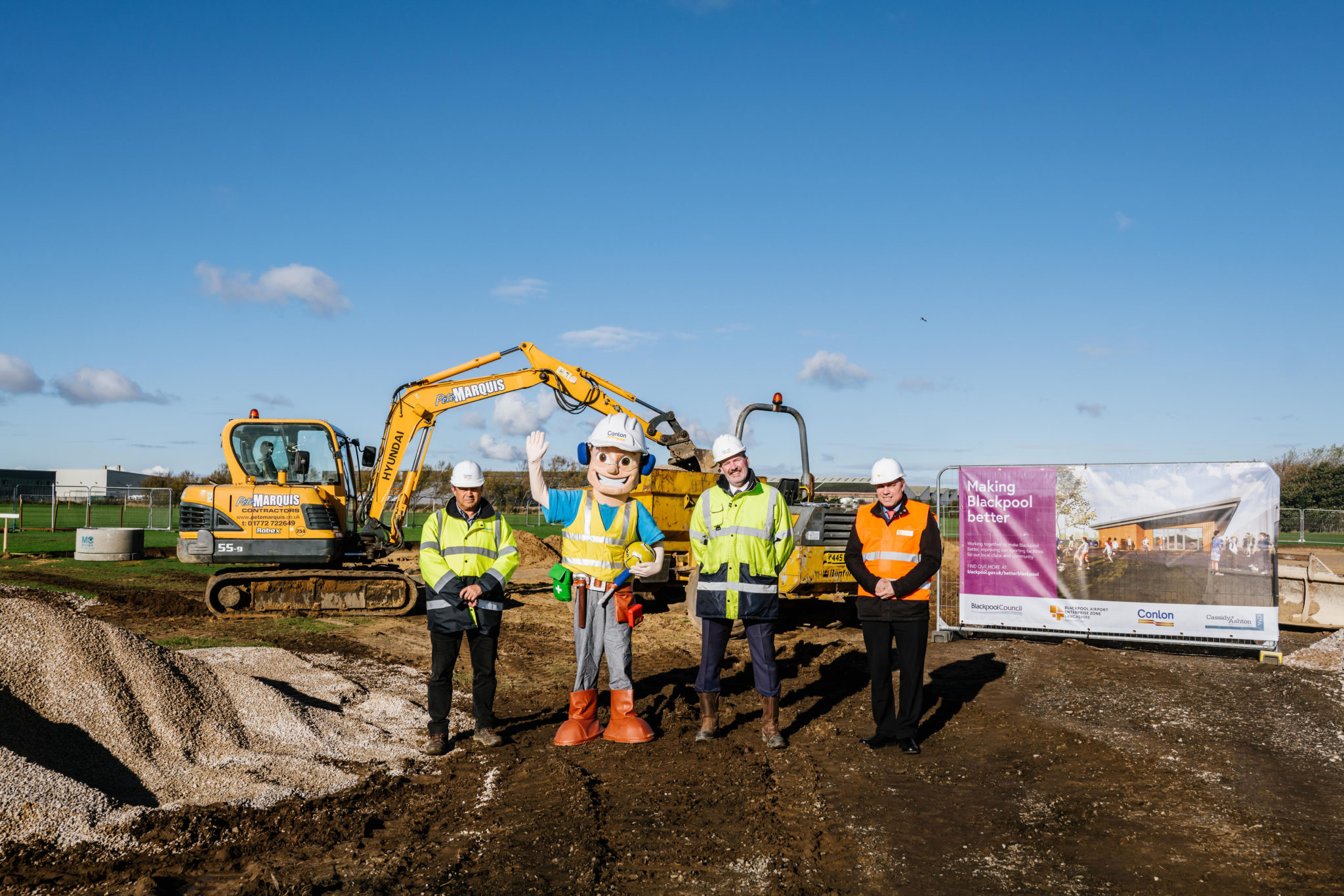 Conlon begin construction on site at new £5m Enterprise Zone sports ...