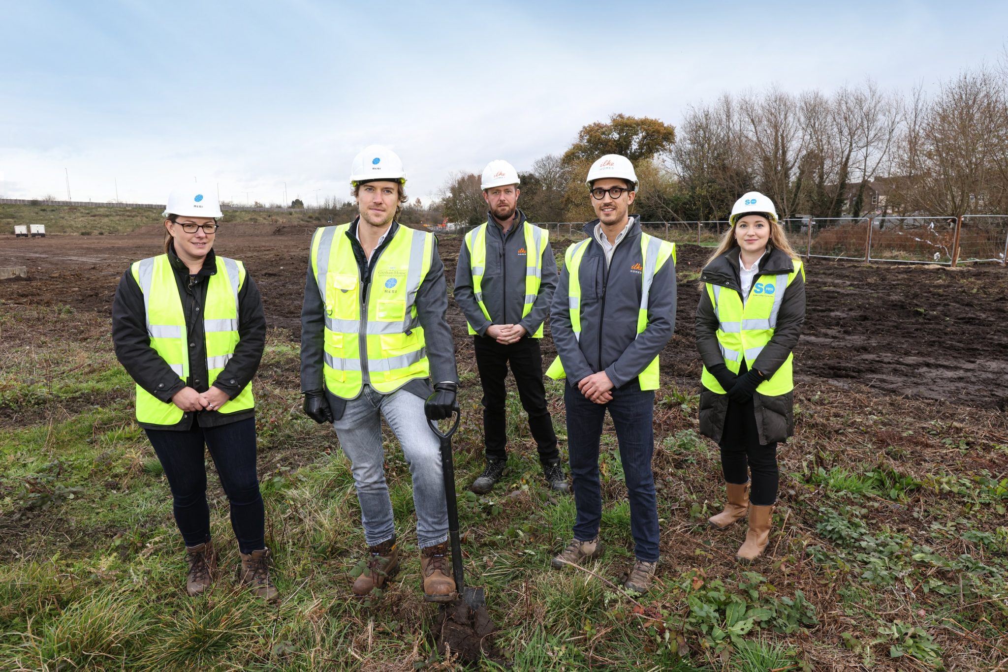Groundbreaking for net zero carbon shared ownership homes in Stanford