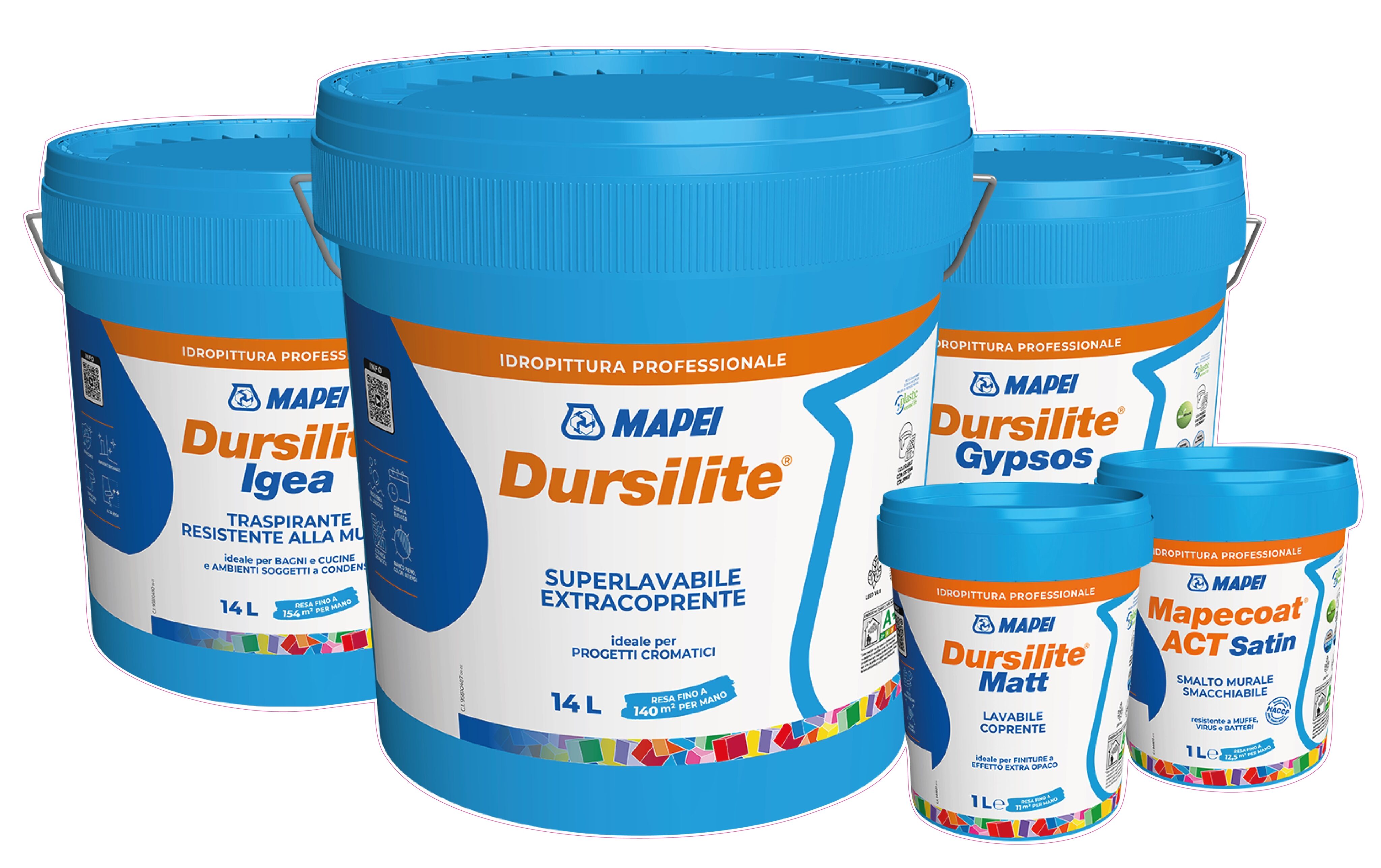 Mapecoat Mapei has introduced a series of new professional paint